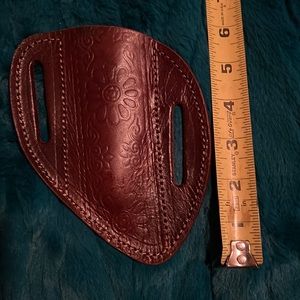 🥰🥰 Handmade , hand-sewn knife case. With beautiful stenciling.